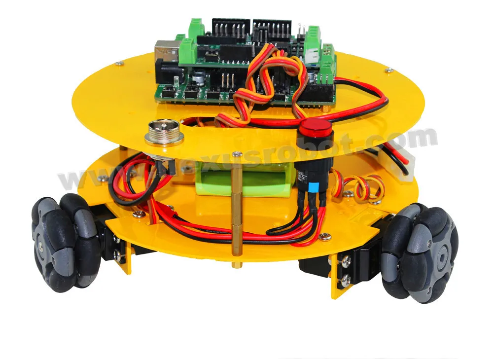 

3 WD 48mm Omni Wheels Arduino compatible Robotics car 10014