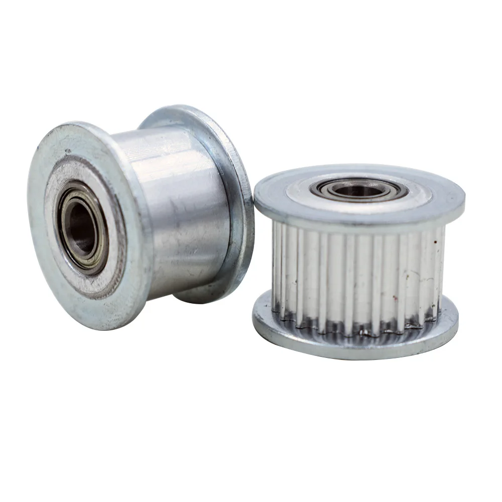 HTD3M 15T 16T 18T 20T Timing Idler Pulley 11/16mm Width Bearing Idler Gear Pulley With/Without Teeth 3/4/5/6mm Bore Idler Pulley