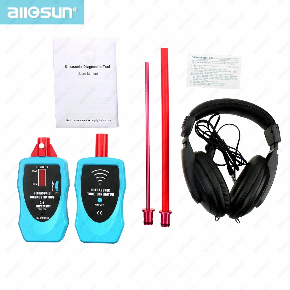 Imagem -05 - Ultrasonic Diagnostic Tool Detector de Vazamento de Gás e Líquido Máquina Multifuncional Ferramenta de Diagnóstico de Falha All-sun Em2280