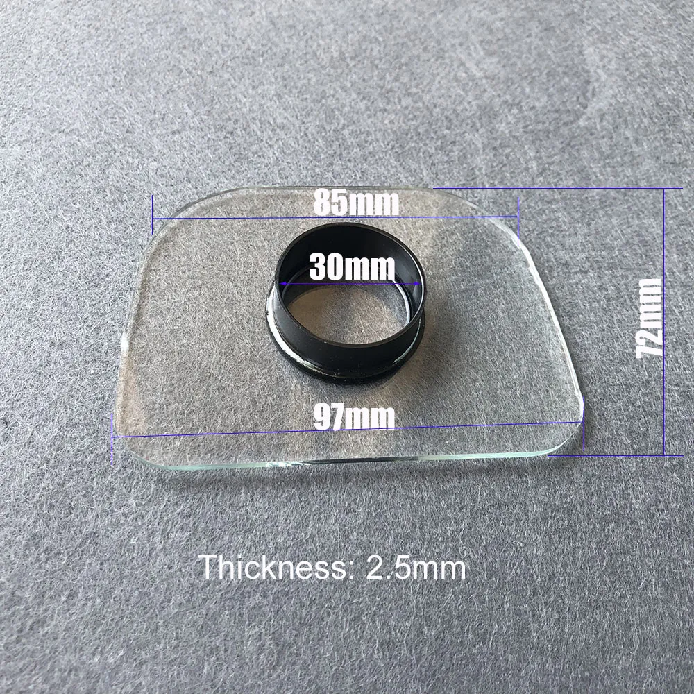 Owlcat-vidro de proteção para lente de câmera, vídeo de vigilância, 97mm, vidro transparente, 6 polegadas