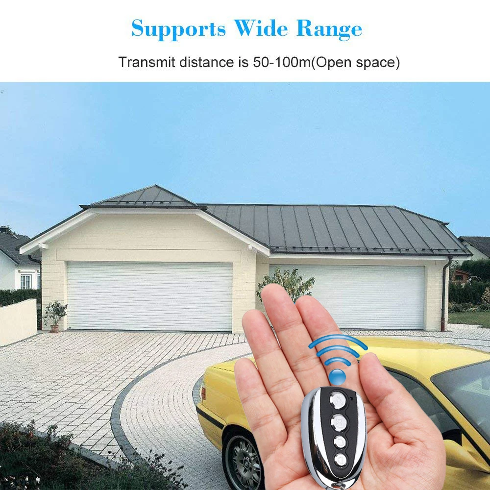 433Mhz Copy Code ABCD Key Remote Duplicator Garage Door Remote Control 4CH Opener Electric Face to Face Car Gate Transmitter