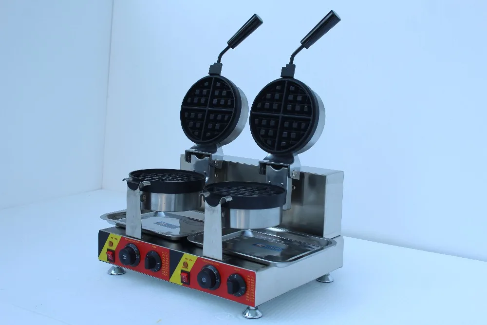 

Commercial using double rotate waffle baker machine