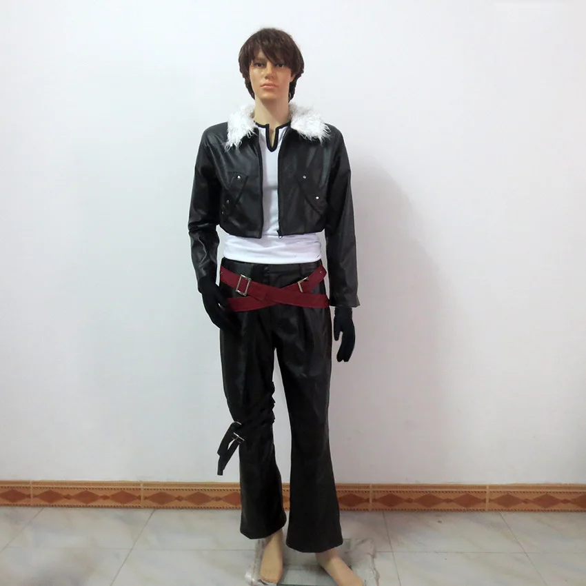 

Final Fantasy Squall Leonhart Christmas Party Halloween Uniform Outfit Cosplay Costume Customize Any Size