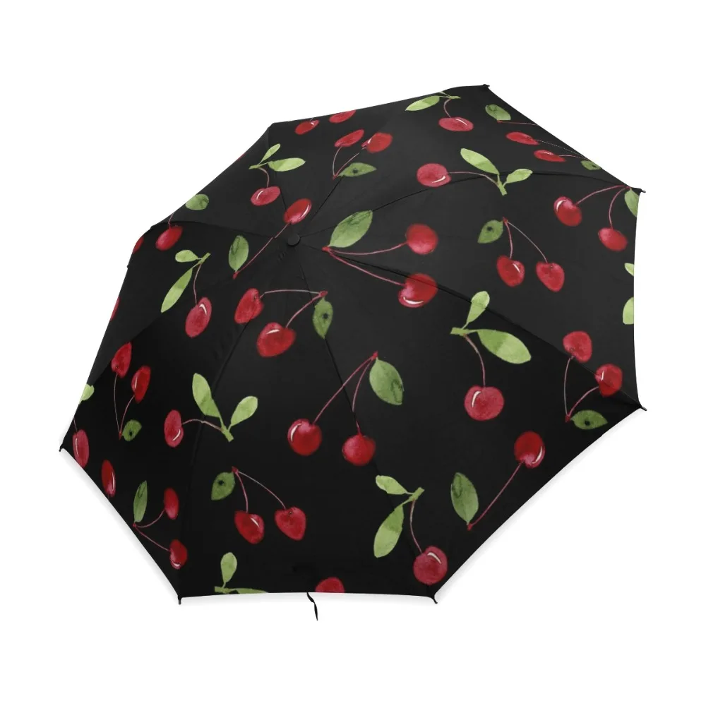 Foldable Sakura Rain Umbrella Women Superlight Cherry Flower Lady Full Automatic Umbrella Windproof for Children