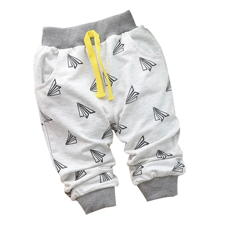 2024 New Baby Pants Cotton Spring Hot Sale 0-2 years Cartoon Baby Boy Girls Pants Kids Harem Pants