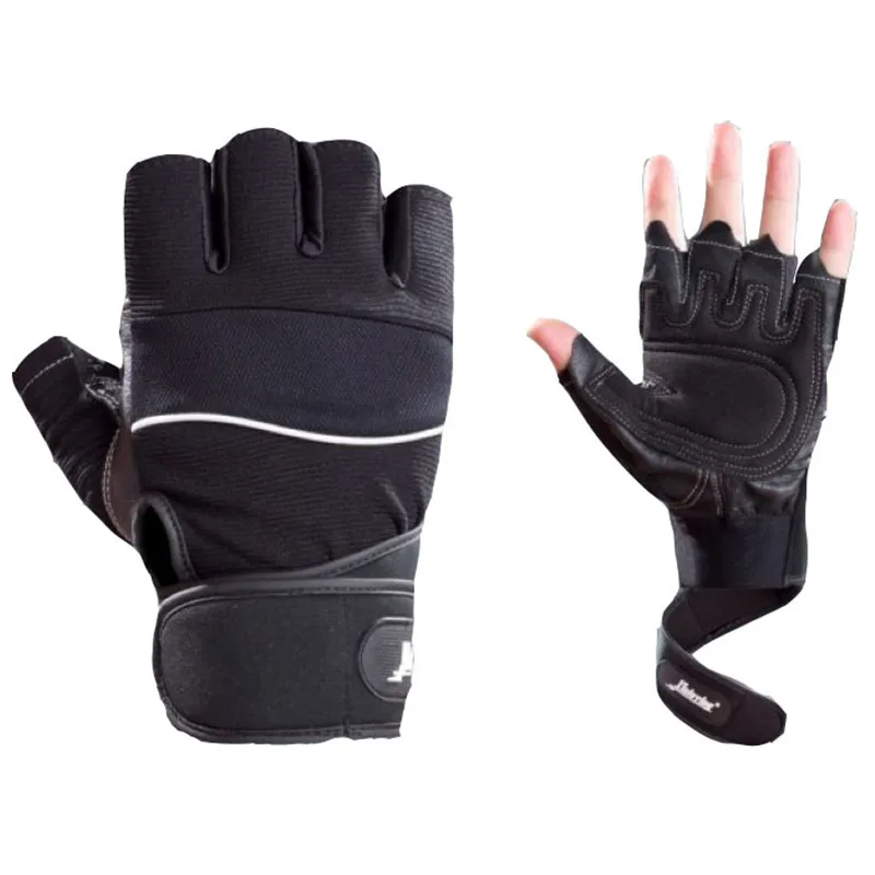 Gants de Fitness de marque pour hommes, équipement de gymnastique pour hommes, levage de poids, antidérapants, respirants, longs poignets, moufles