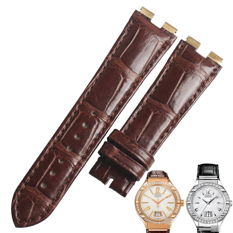 WENTULA watchbands for PIAGET G0A31159 Polo alligator skin /crocodile grain watch band man