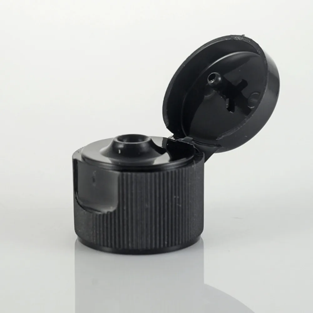 Wholesale 100 x 20MM 24MM White Black Clear Dispensing Cap Disc Snap Top Screw neck Cap only Use for 20/410 24/410