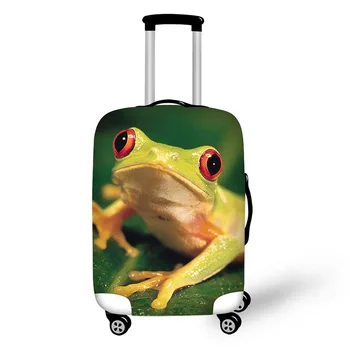 Coole elastische Frosch Reisetasche Schutzhülle Koffer 18/20/22/24/26/28/30 Zoll Gepäckabdeckung wasserdichtes Reisezubehör