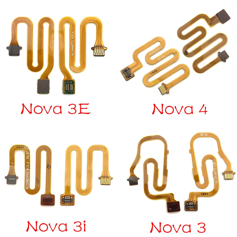 For huawei P20 P10 Honor 8 9 Mate 10 20 lite 7x 8x Y9 2018 P Smart 2019 Fingerprint Reader Sensor Touch ID Connector Flex