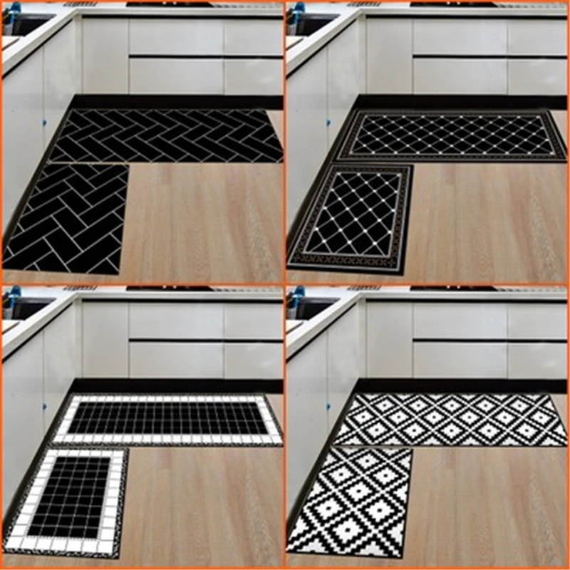 2pcs/set Large Alfombra Mats In Kitchen Bathroom & Kitchen Carpet Bathroom Carpet For Toilet WC Mat Bedroom Rugs For Decoration