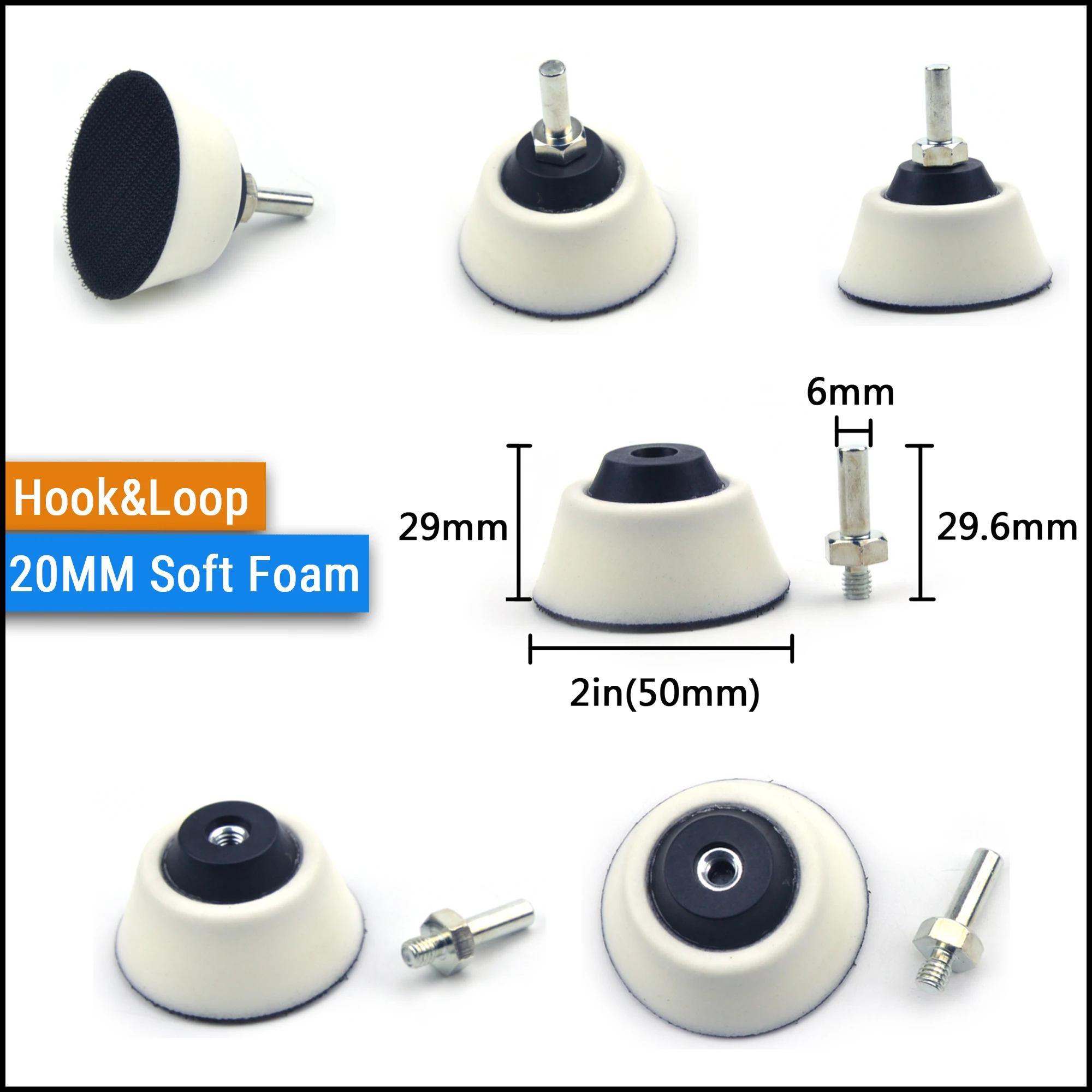 1/1. 2/1. 5 zoll Alle Arten Zurück-up Schleifen Pads für Schleif Schleifpapier Schleif Scheiben für Holzbearbeitung Kleine Bereich Polieren