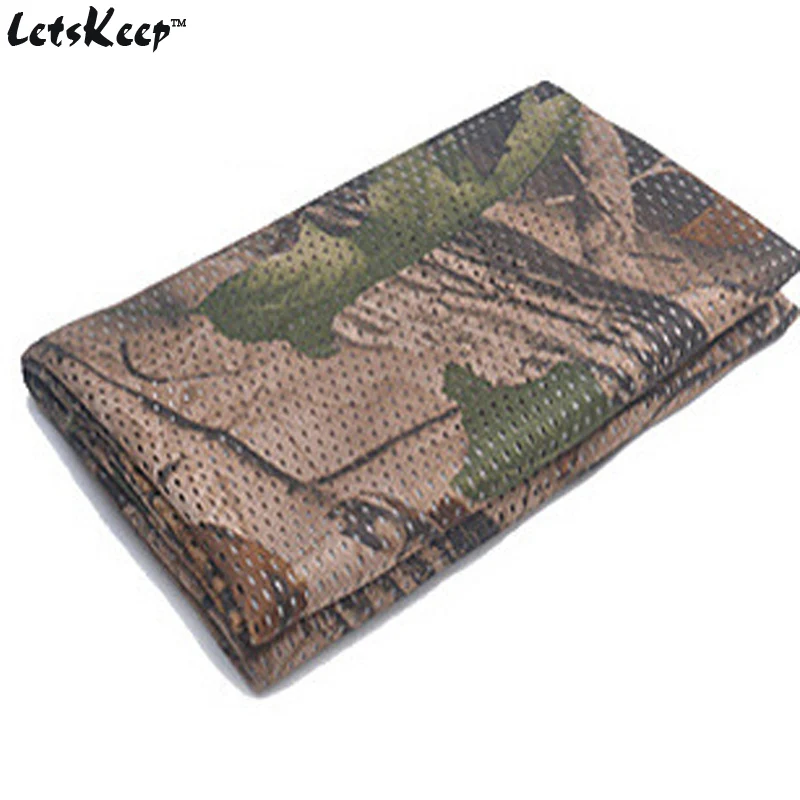 LetsKeep New Mesh head Camo scarf men camouflage long scarves for men women Military shemagh tactical scarf printed, MP009