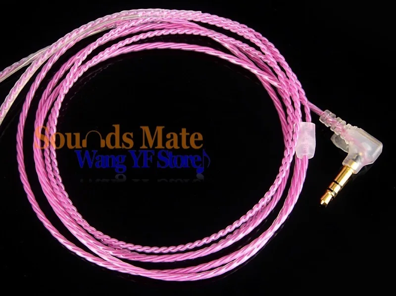 Verzilverd 6N Ofc Hifi Kabel Voor Westone W10 W20 W30 W40 W50 W60 Hoofdtelefoon 4 Kleuren Selecteren