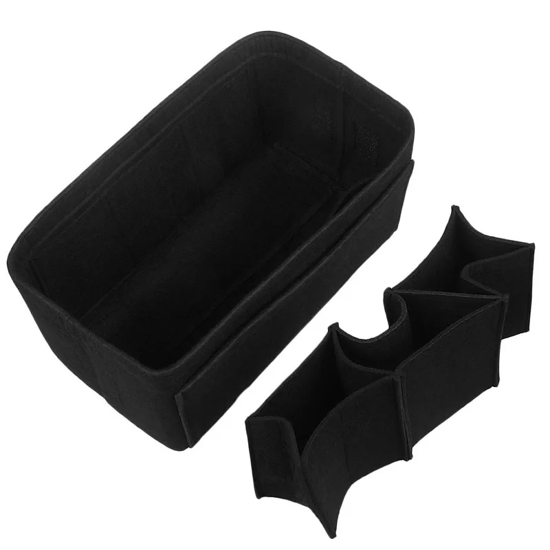Modische Damentasche, Kosmetiktaschen und Make-up-Organizer, Filz-Einsatztasche für Handtasche, Filz-Stoff-Innentasche, passend für verschiedene Markentaschen – Detail 8