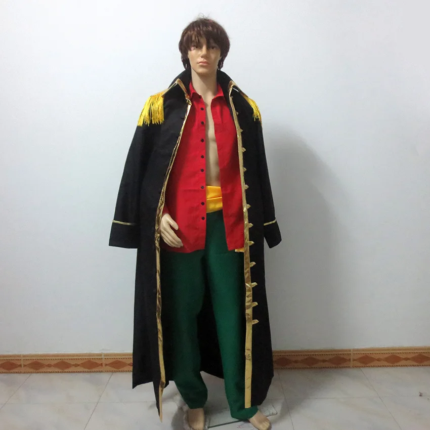 Blackbeard Marshall D Teach Christmas Party Halloween Uniform Outfit Cosplay Costume Customize Any Size