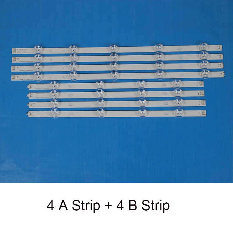 

8Piece/Set LED Backlight Strip For LG 47GB6500 47LY750H 47LY751H 47LY760H 47LY761H-ZA 47 inchs TV Backlight LED Bands Bars Lamps