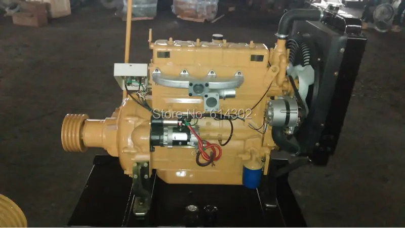 ZH4100P fixed Power 40kw/2000rmp weifang diesel engine with clutch connecting