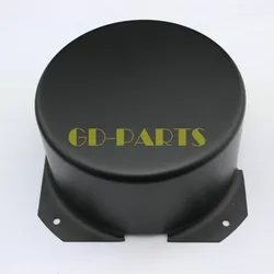 1PC 140x65mm 140x75mmm Round Black Iron Transformer Protect Cover Enclosure Case For Hifi Vintage Tube Audio Amplifier DIY