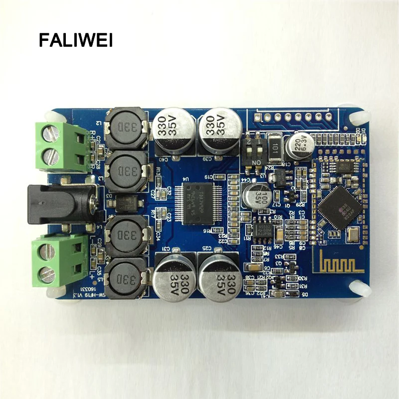 1pcs/lot TDA7492P 25+25w bluetooth stereo audio receiving amplifier bluetooth CSR4.0 digital power amplifier board