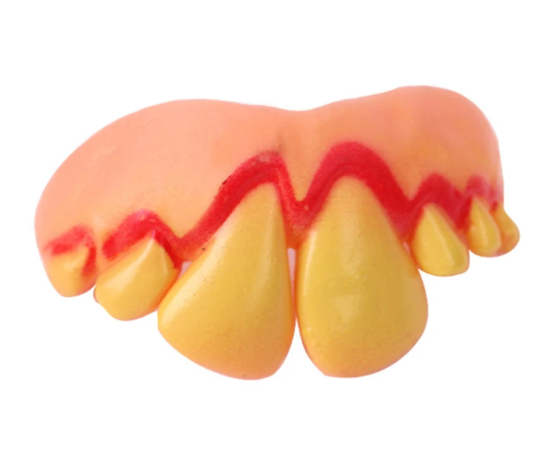 2000piece/lot Mixed Halloween  Simulation Fake Vampire Denture Teeth Halloween Decoration Props Trick Toy