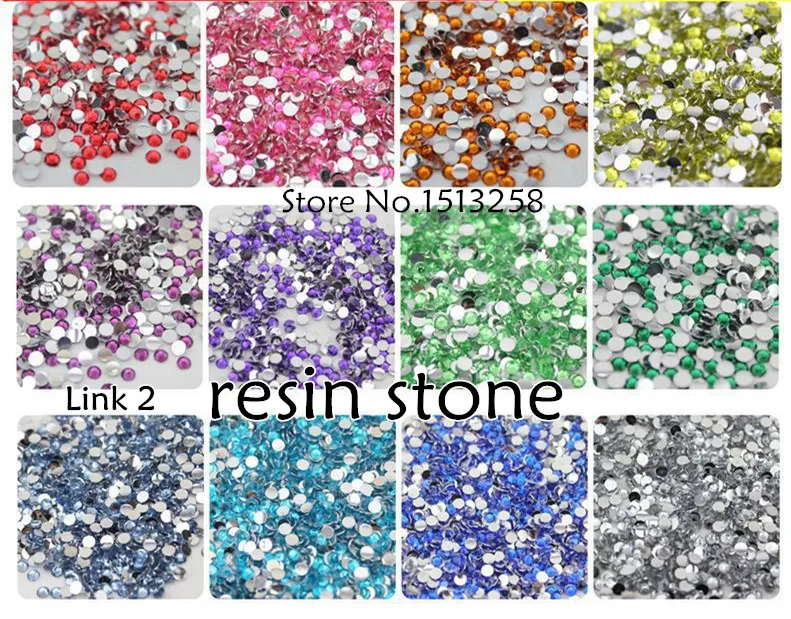 

Link : 2 Facets Resin Nail Art Gems Non HotFix FlatBack Rhinestone 2mm,3mm,4mm,5mm,6mm