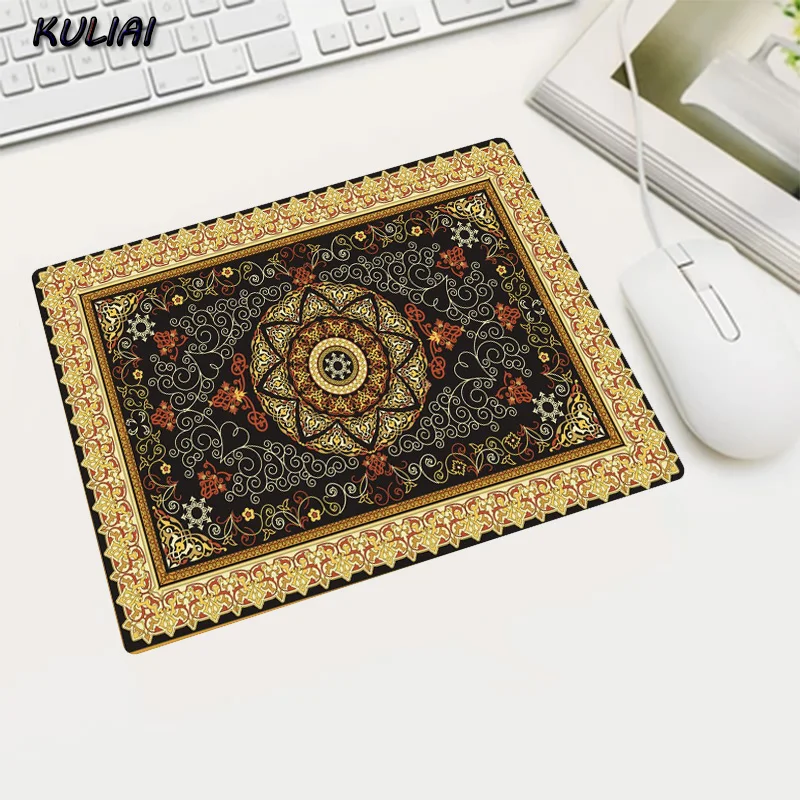 XGZ Cheapest Small Size Persian Carpet Mouse Pad Non-slip Waterproof Splash Can Be Repeatedly Cleaned for Home Office Desktop