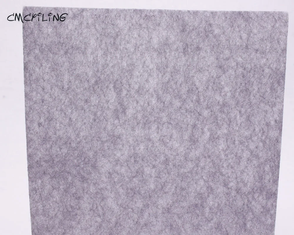 1mm White & Black Hard Felt Polyester Fabric Sheet
