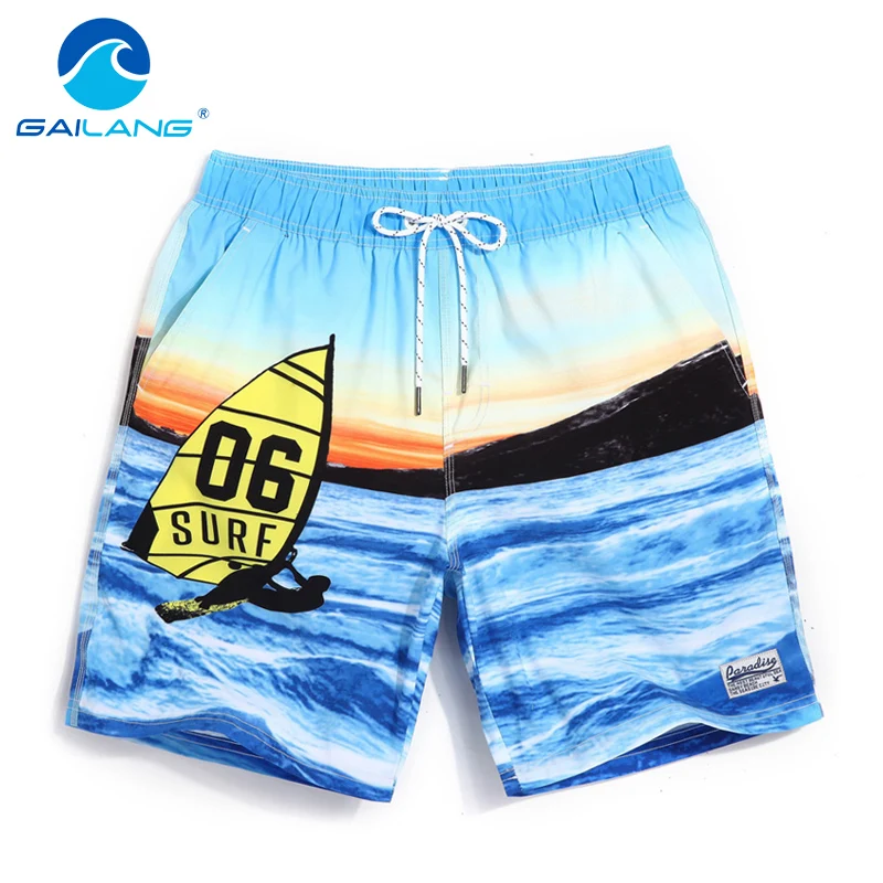 

GAILANG Brand Quick Dry Men Swimwear Swimsuits Active Bermduas Mens Boxers Trunks Beach Board Shorts Man Plus Size XXXL Bottoms