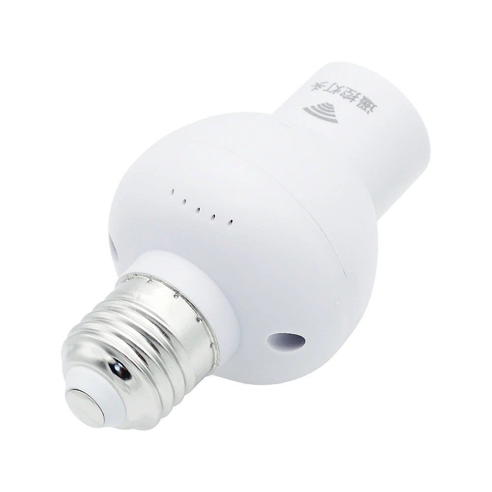 Infrared Wireless Remote Control Lamp Holder Dimmable Timer Bulb Cap Socket Lamp Base For Corridor Stairs Indoor Night Light