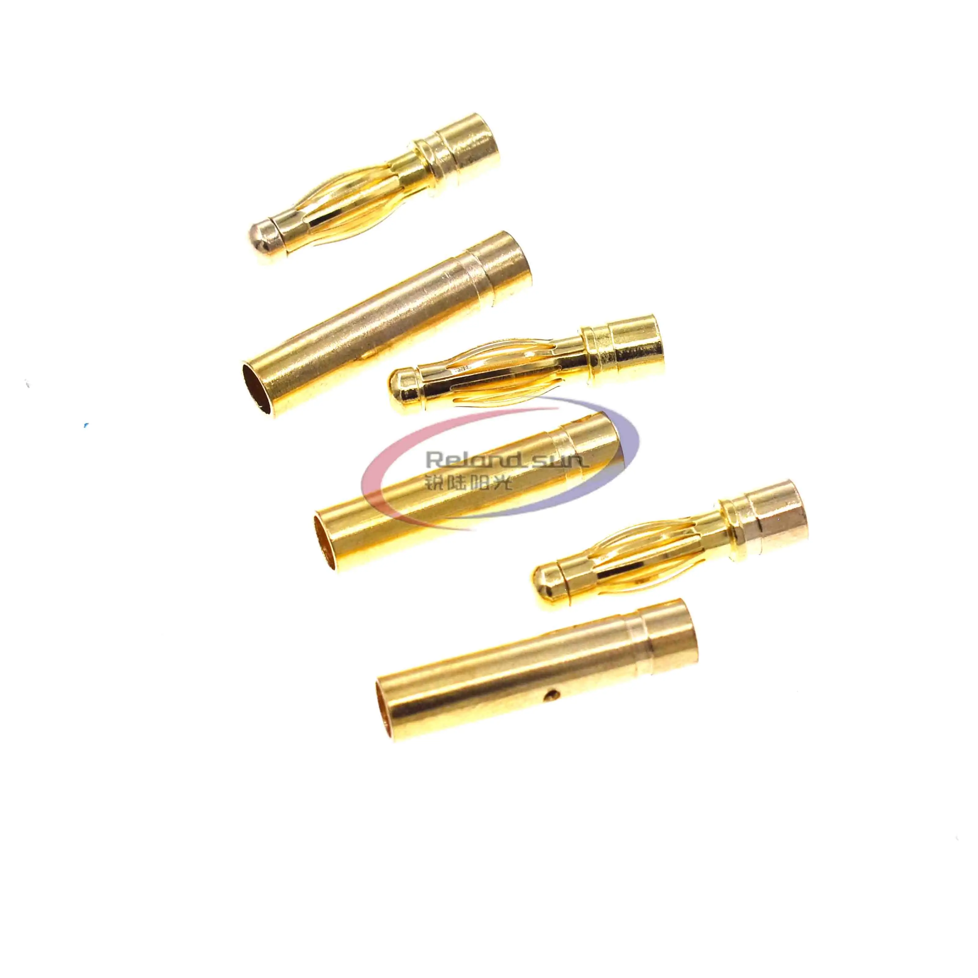 20pcs/lot 10Pairs 3.5mm Gold Plated Male Female Bullet Banana Connector Plug For ESC Battery Motor