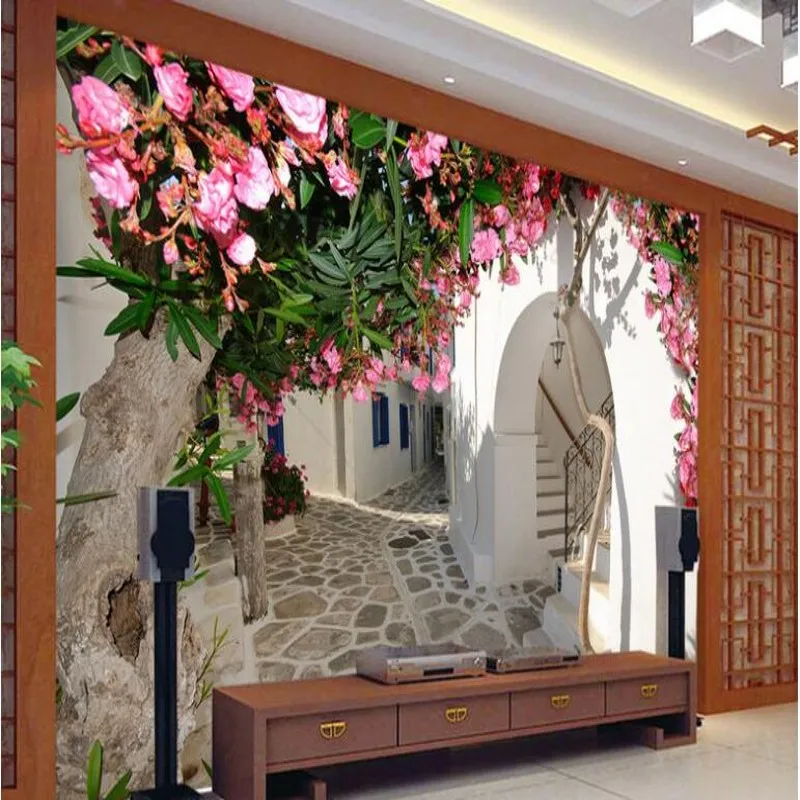 wellyu Customized large-scale murals European-style 3d flower flowers vines taste of summer simple wallpaper  wallpaper