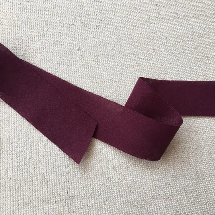 3 cm, 50 Meter, ungefaltete Baumwoll-Schrägbänder, Patchwork-Besatz, bedeckt, zum Basteln von Kleidern, Polstern, Nähen, Textilgurtband – Detail 2