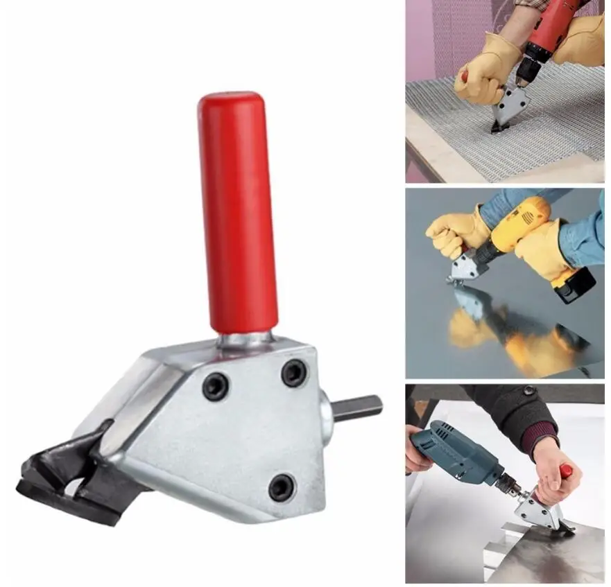 Milda New Metal Cut Nibble Metal Cutting Sheet Nibbler Saw Cutter Tool Drill Attachment Cutting Tool Power Tool Accessories