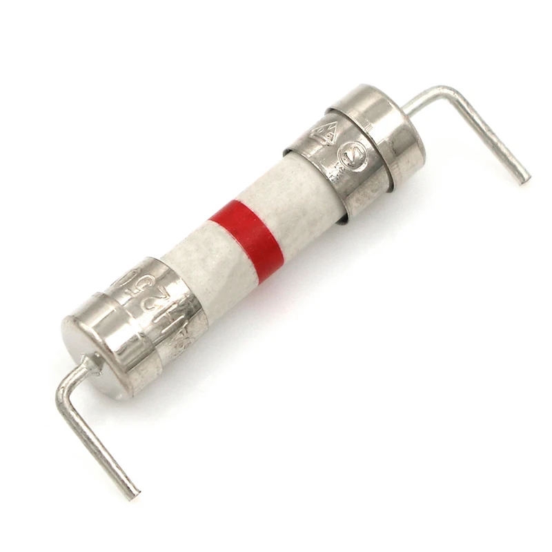 Fusible de plomo Axial, pieza de cerámica de alta calidad, 8A, 250V, 5x20mm, 5 unidades