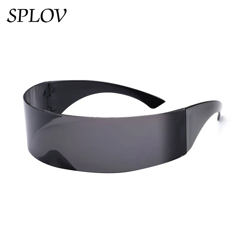 Unique Wrap Around Sunglasses Men Women Novelty Mask Costume Glasses Dancing Party Festival Halloween Decoration Cool Eyewear