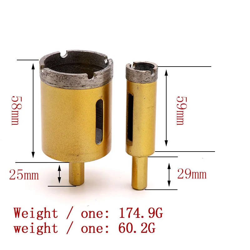 1pcs 6mm-65mm Diamond Coated Drilling Bits Hole Opener SawHole Cutter For Stone Ceramic Marble Tile Glass Power Tools