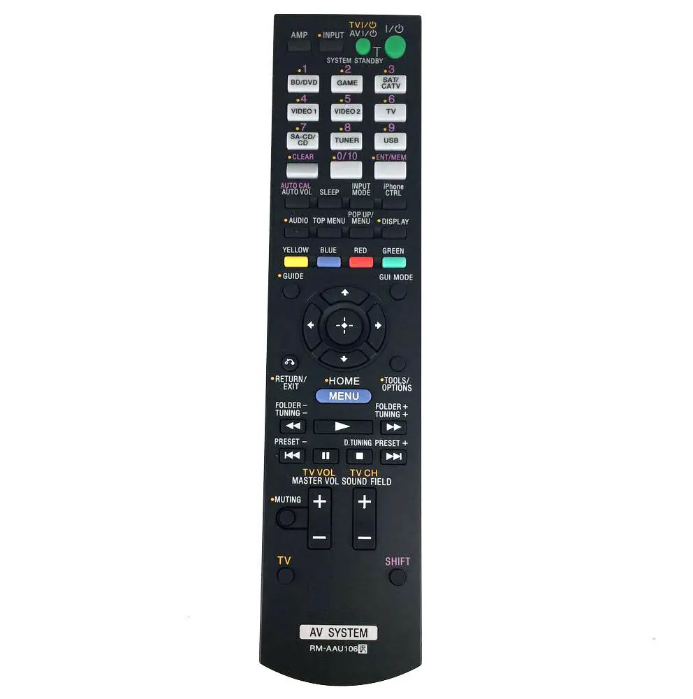 Remote Control RM-AAU106 for Sony STR-DH830 STR-DH720 STR-DH720HP STR-DH730