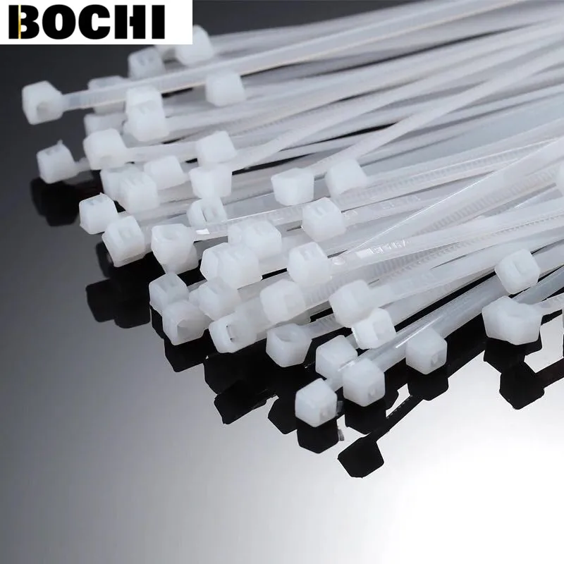 شحن مجاني 1000 قطعة/الحقيبة 3*150 ملليمتر acidproof width1.8mmSelf قفل أبيض أسود نايلون سلك العلاقات cablezip. كابل العلاقات