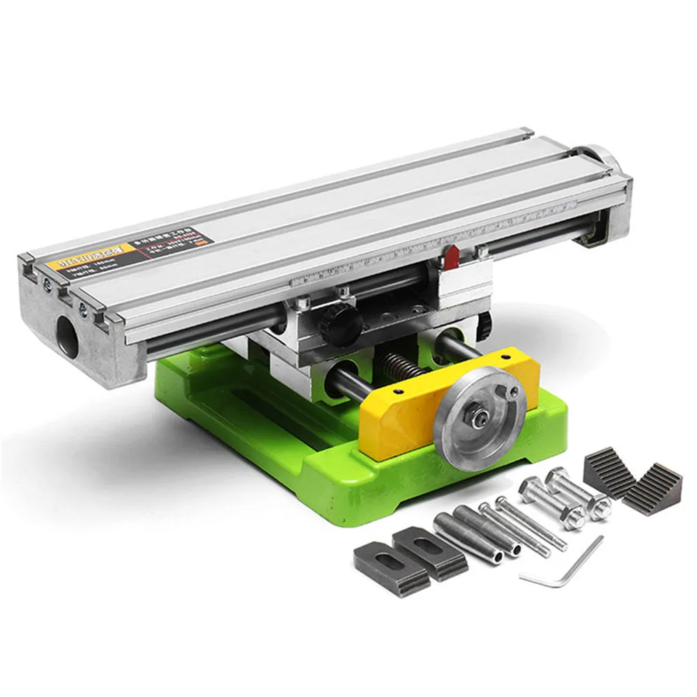 AMYAMY Compound Slide bench Worktable Milling Cross Table Mill Machine Drilling bench For Bench Drill Adjustme X-Y