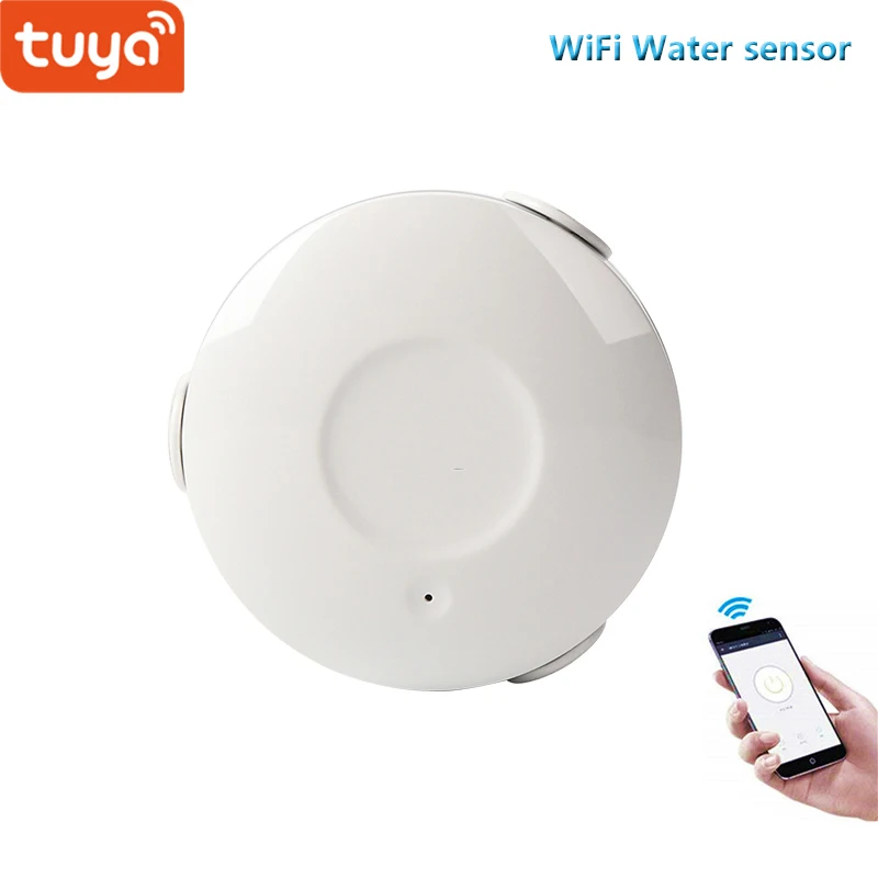 Tuya smart home security wifi water sensor flood sensor for smart life free APP compatible