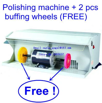 

Jewelry Tools and Equipment Polishing Machine with dust collector with 2 Free 6" buffing wheels, jewelry Polishing machine