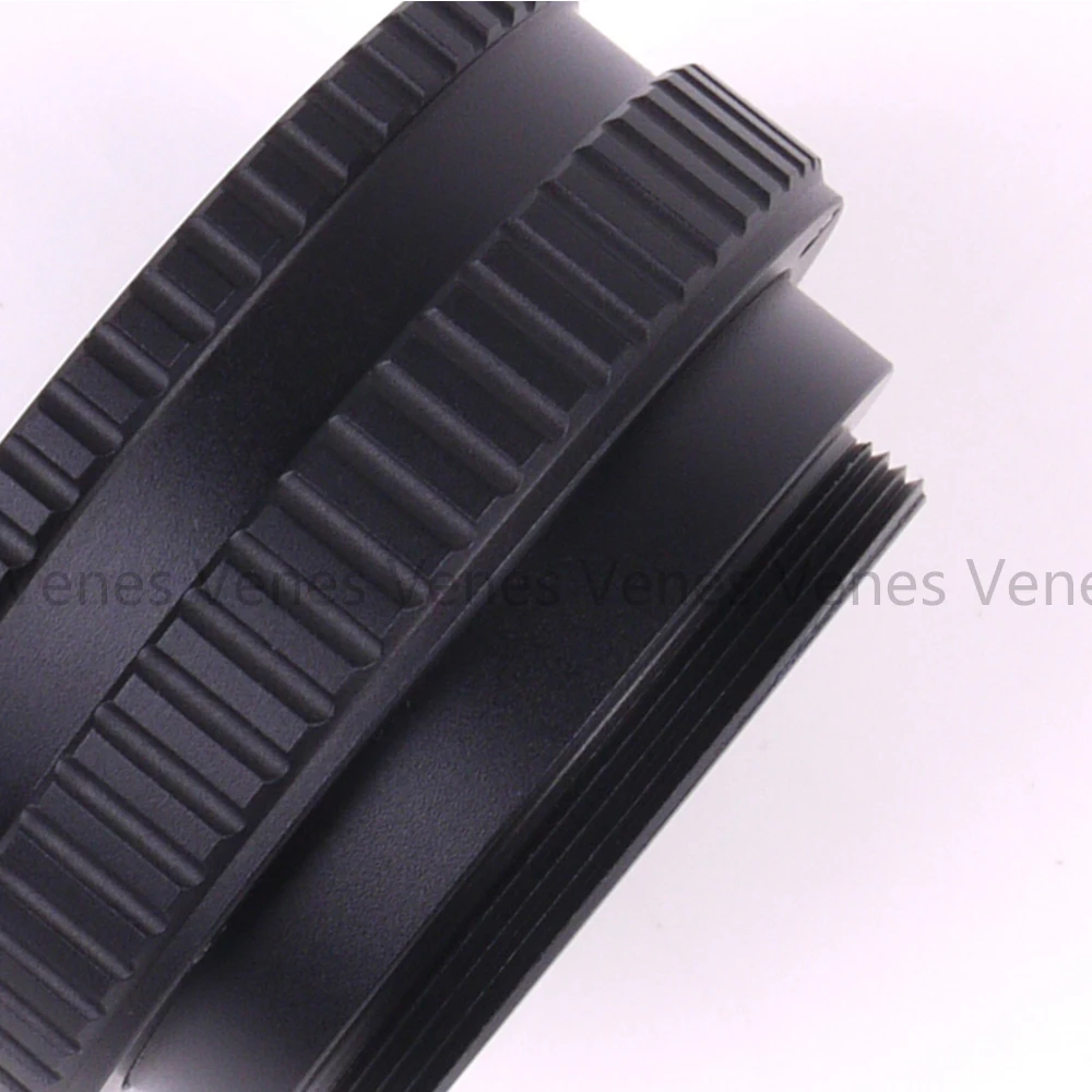 M39 Lens to M42 Camera Adjustable Focusing Helicoid Ring Adapter 25-55mm Macro Extension Tube M39-M42