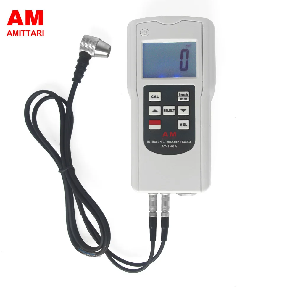 Ultrasonic Thickness Gauge Meter Pipeline Steel Cast steel Glass Ceramic Plastic USB Bluetooth data output copper brass zinc PE