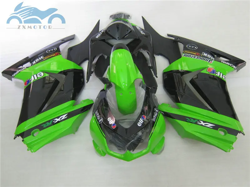 Injection fairing kits for Kawasaki Ninja 250R 2008-2014 ZX250 ABS sport motorcycle fairings EX250 08-14 green black set