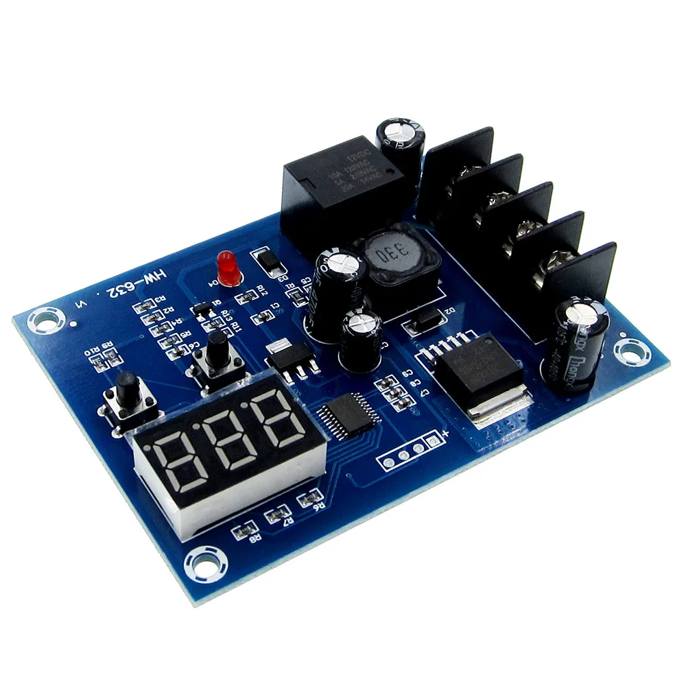 

5pcs XH-M603 Charging Control Module Digital LED Display Storage Lithium Battery Charger Control Switch Protection Board 12-24V