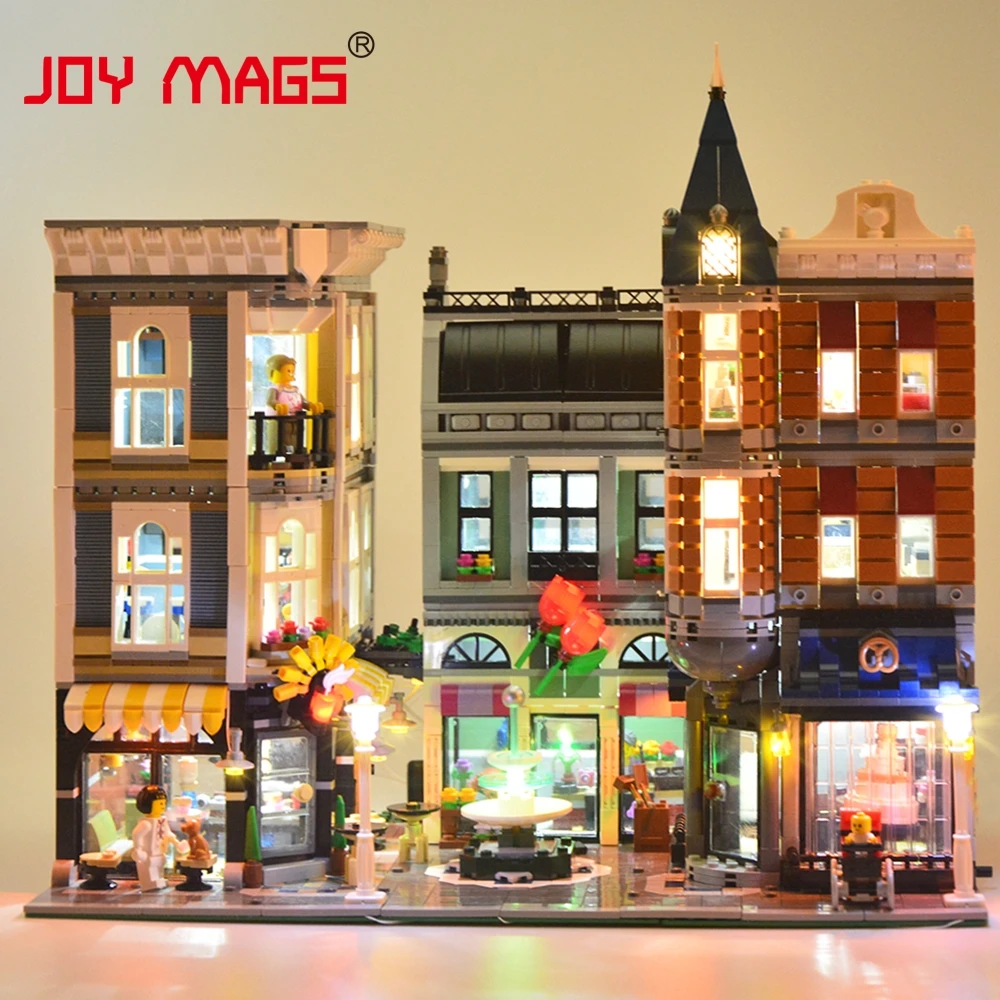 JOY MAGS Led Light Kit For 10255 The Assembly Square Compatible With 15019/30019 ,NO Blocks Model