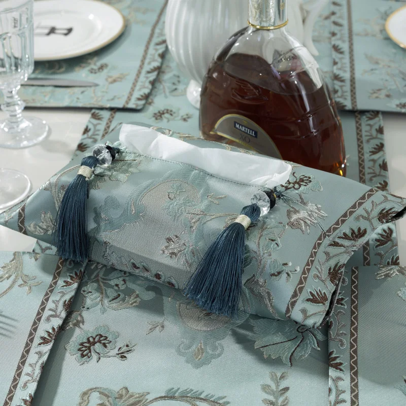 European-style High Quality Satin Table Runner Table Decoration For Home Party Wedding Christmas Decoration 2 Colors Available