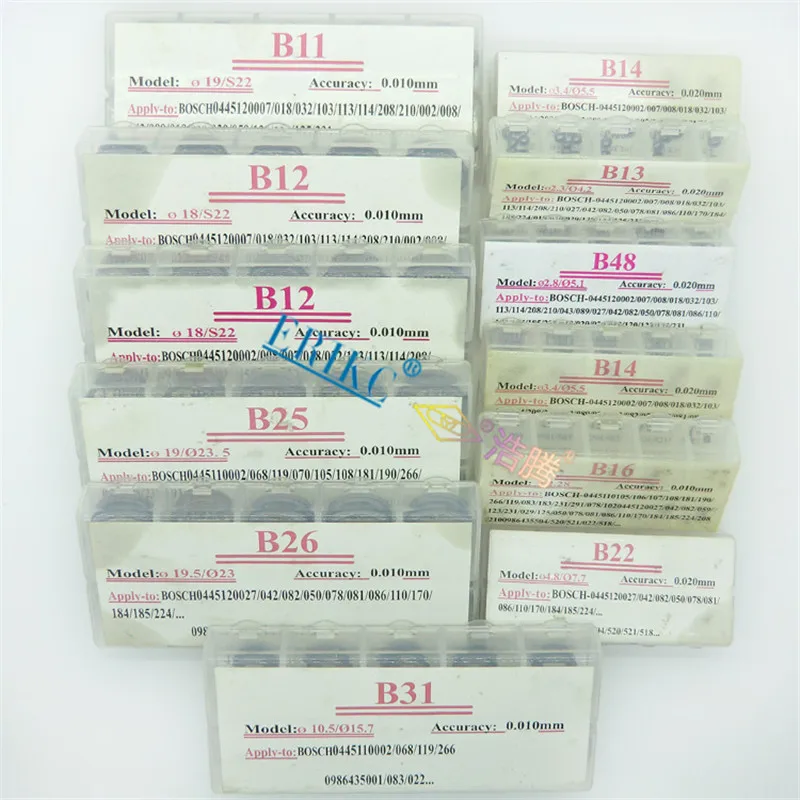 Erikc B11 B12 B13 B14 B16 B22 B25 B26 B31 B48 B15 B37 B48 Adjustment Washer Shims Assy for Cri and Crin Fuel Injectors
