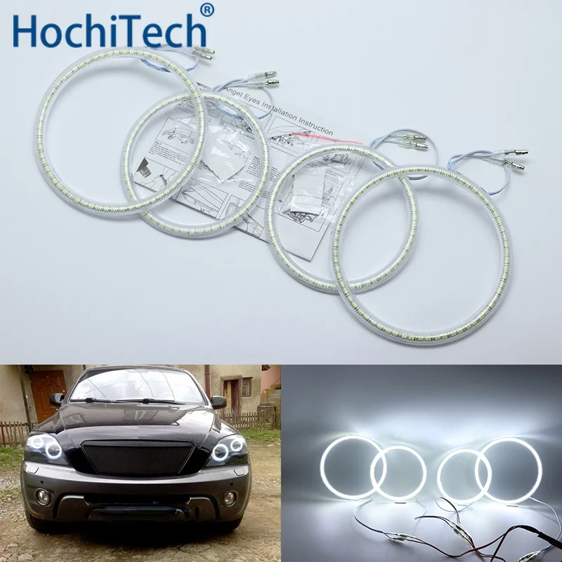 

Ultra bright SMD white LED angel eyes ring kit daytime running light DRL for Kia Sorento 2006 2007 2008 2009